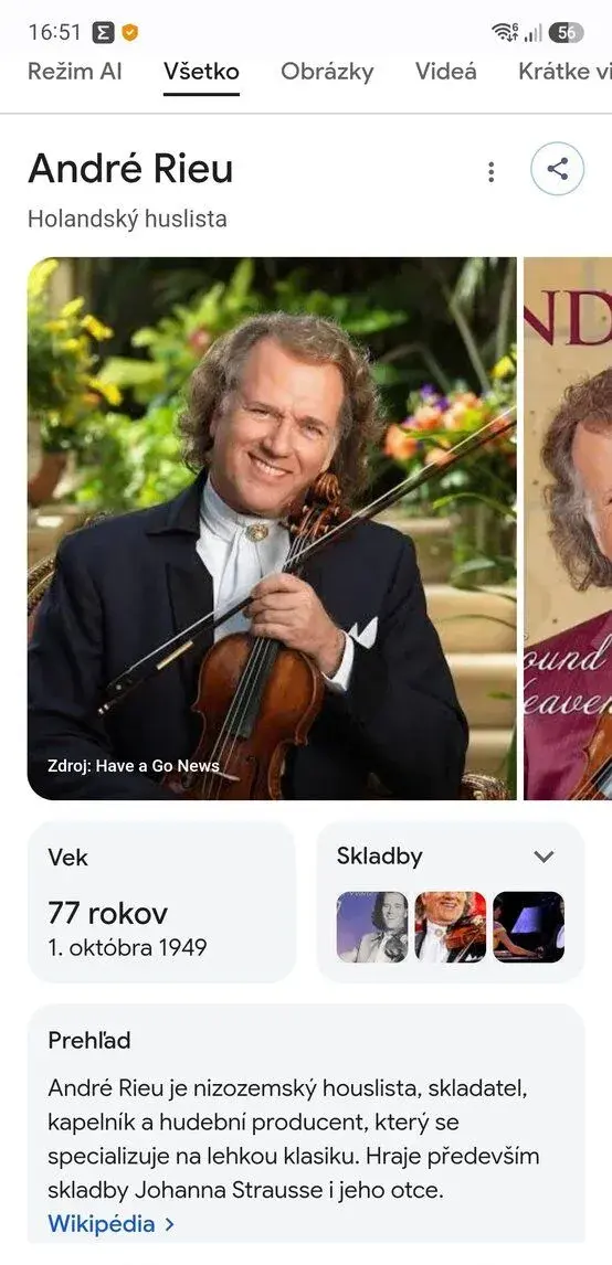 Vstupenky Andre Rieu