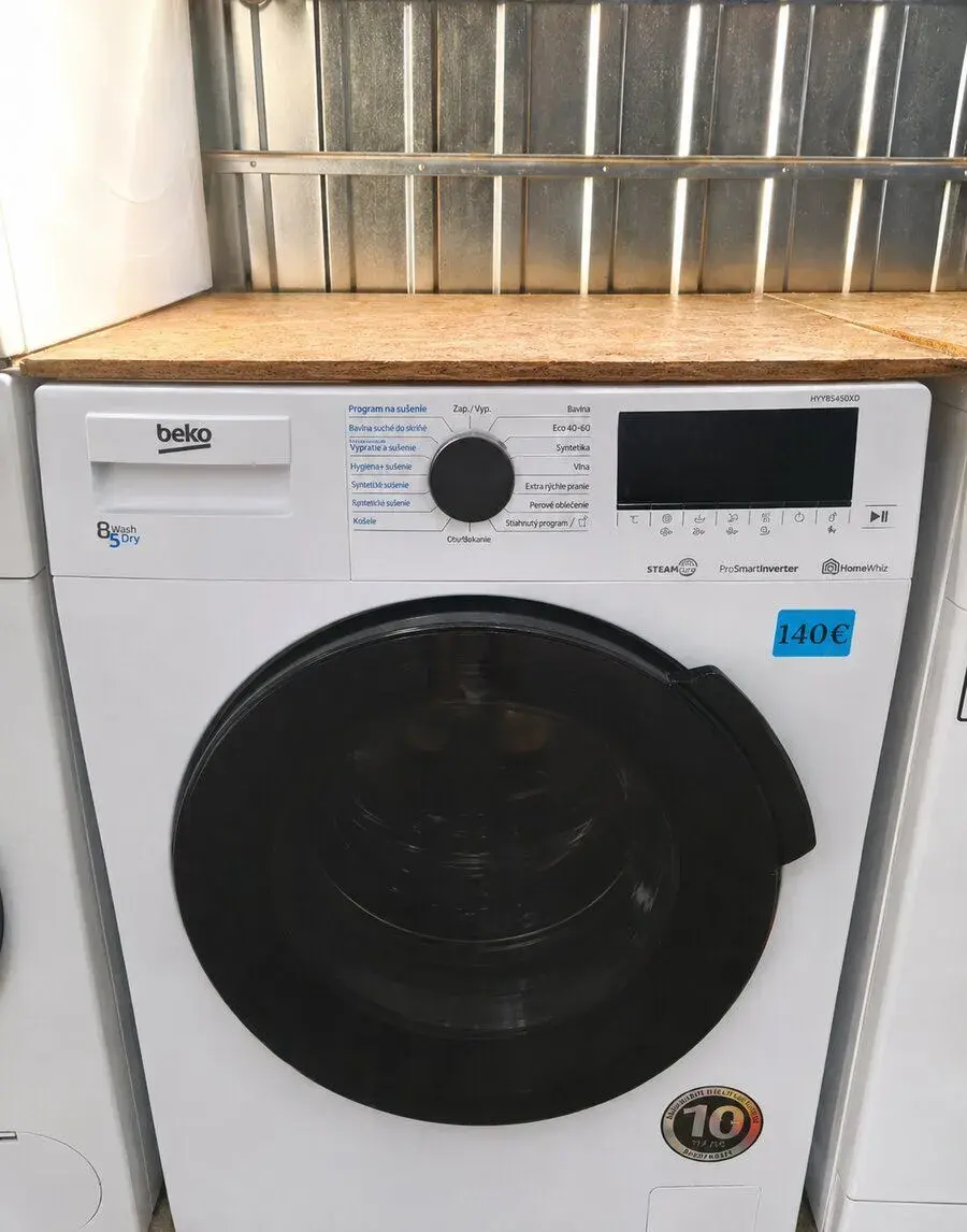 🔷️ Beko SteamCure Inverter 8kg 1400