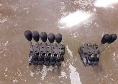hydraulický rozvádzač 2 sekciový, 5 sekciový