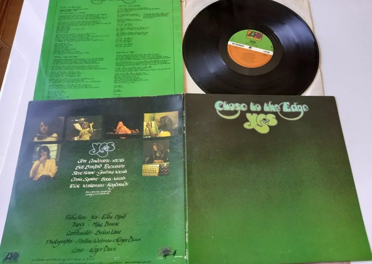 YES “ Close to the Edge” /Atlantic 1971/rozkl ob+orig. vnut