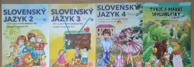 Učebnice SJL 2,3,4 ročník a Tvrdé a mäkké spoluhlásky