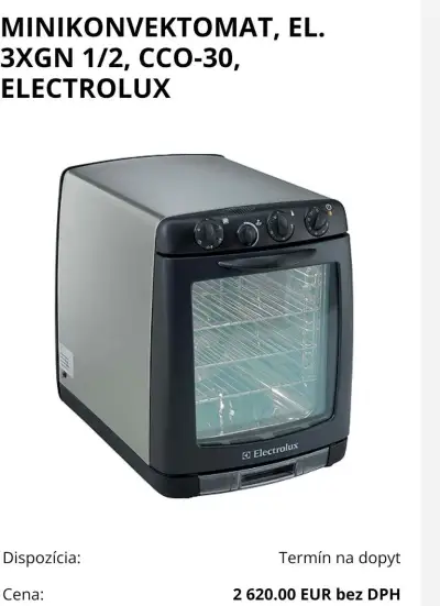 ELECTROLUX Libero Mini Combi Oven