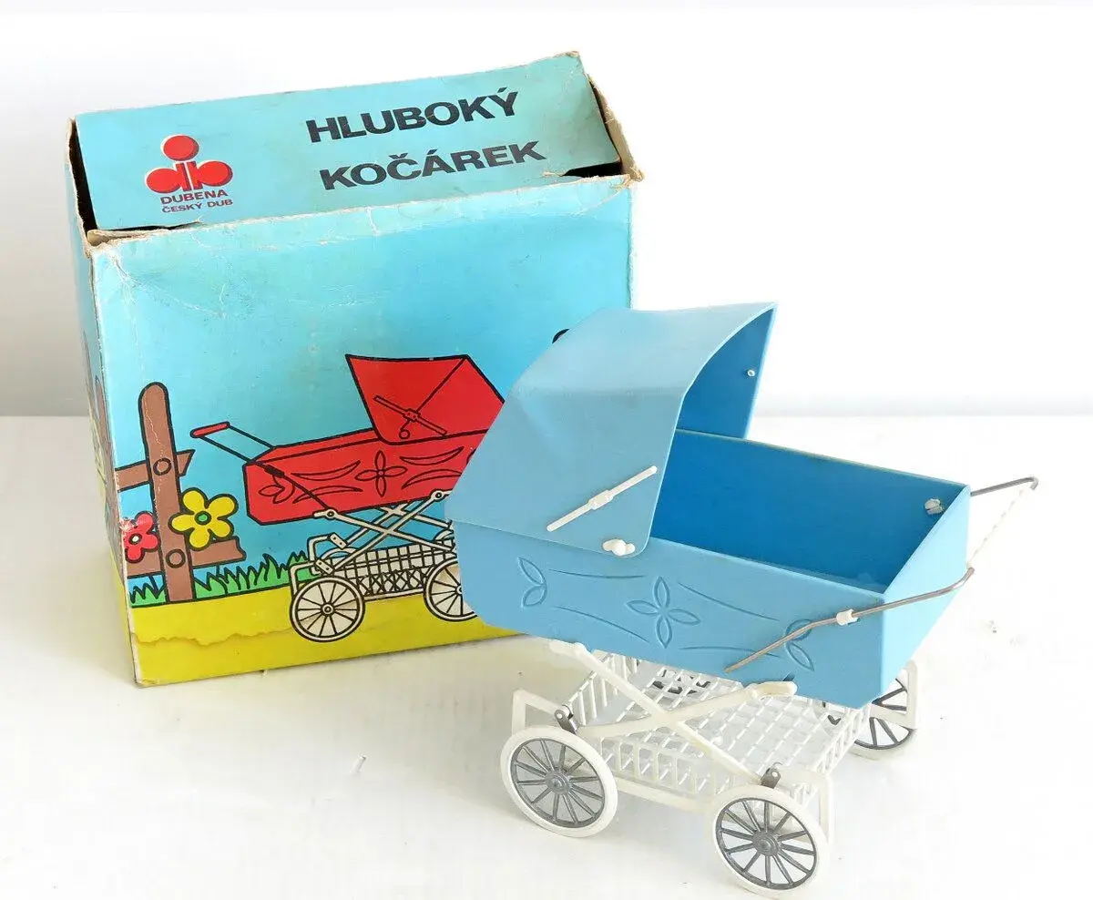 Retro hračka Kočík Dubena, Československo