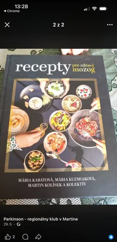Knihu Recepty pre zdravý mozog z Piešťanských kupelov