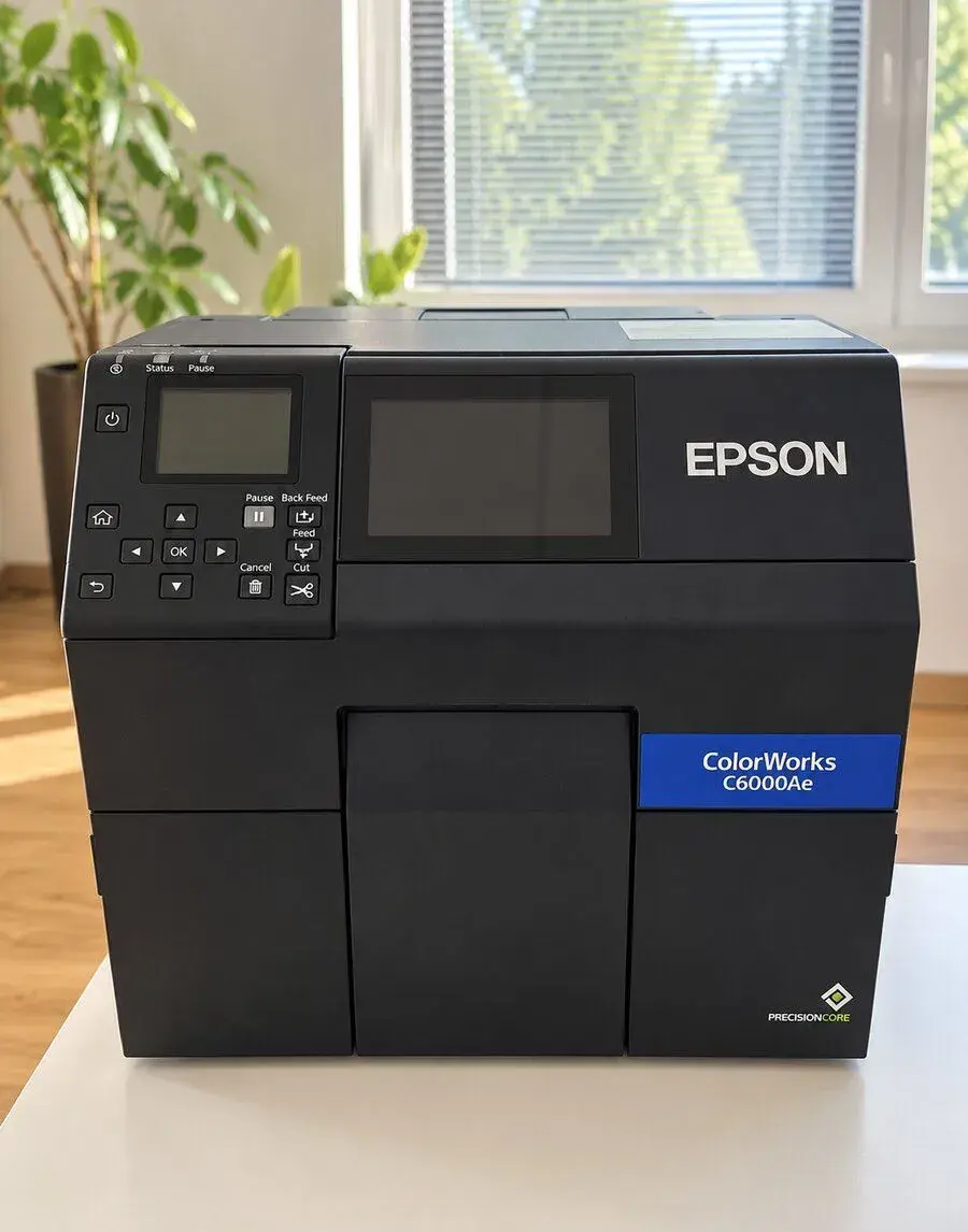 EPSON Farebná tlačiareň etikiet + navíjač - ColorWorks C6000
