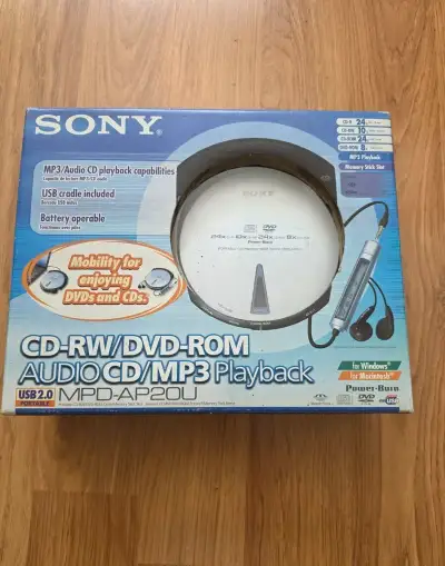 DVD, napaľovačku, MP3 a CD prehrávač Sony MPD-AP20U