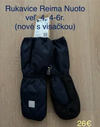 Rukavice Reima Nouto veľ. 4, 4-6r.