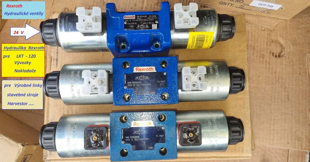 Rexroth hydraulika ventily ,hydromotory, čerpadlá