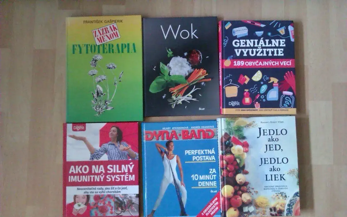Rôzne vzdelávacie knihy