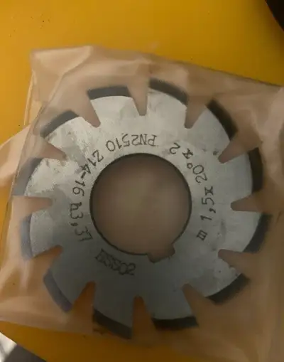 Frézy na ozubenie ČSN22 2510 - HSS m1,5x20°