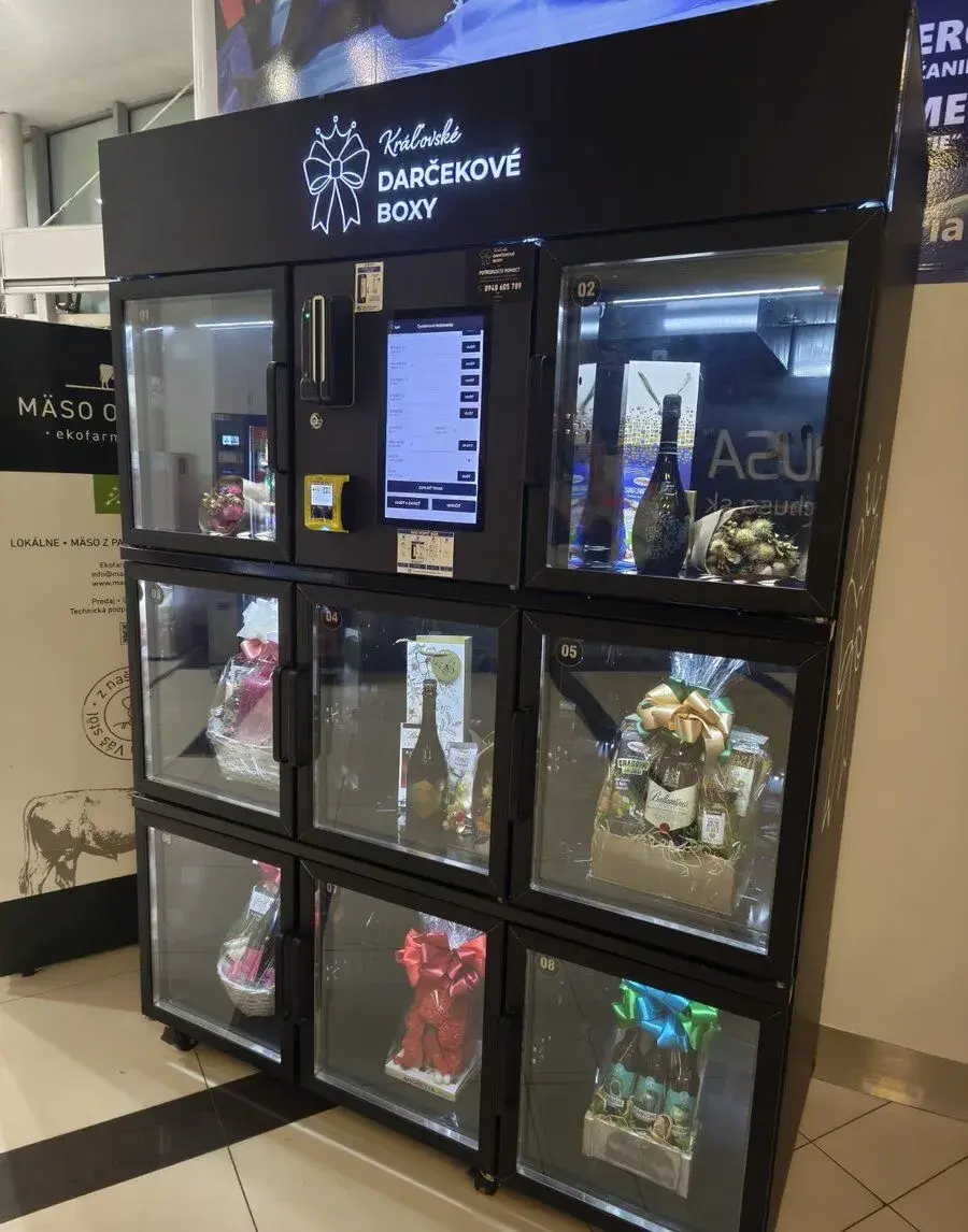 Na predaj - moderný predajný automat OC Optima Košice
