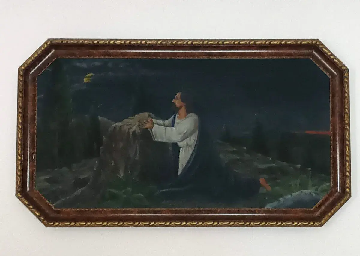 Náboženská maľba na plátne