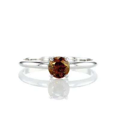 Zásnubný prsteň zo 14ct bieleho zlata s diamantom 0,53ct