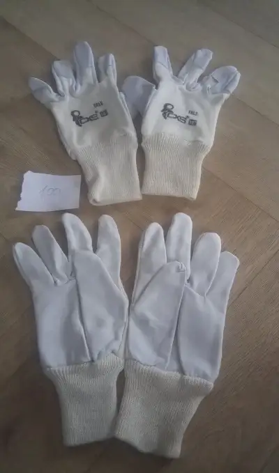 Rukavice bavlna - koža
