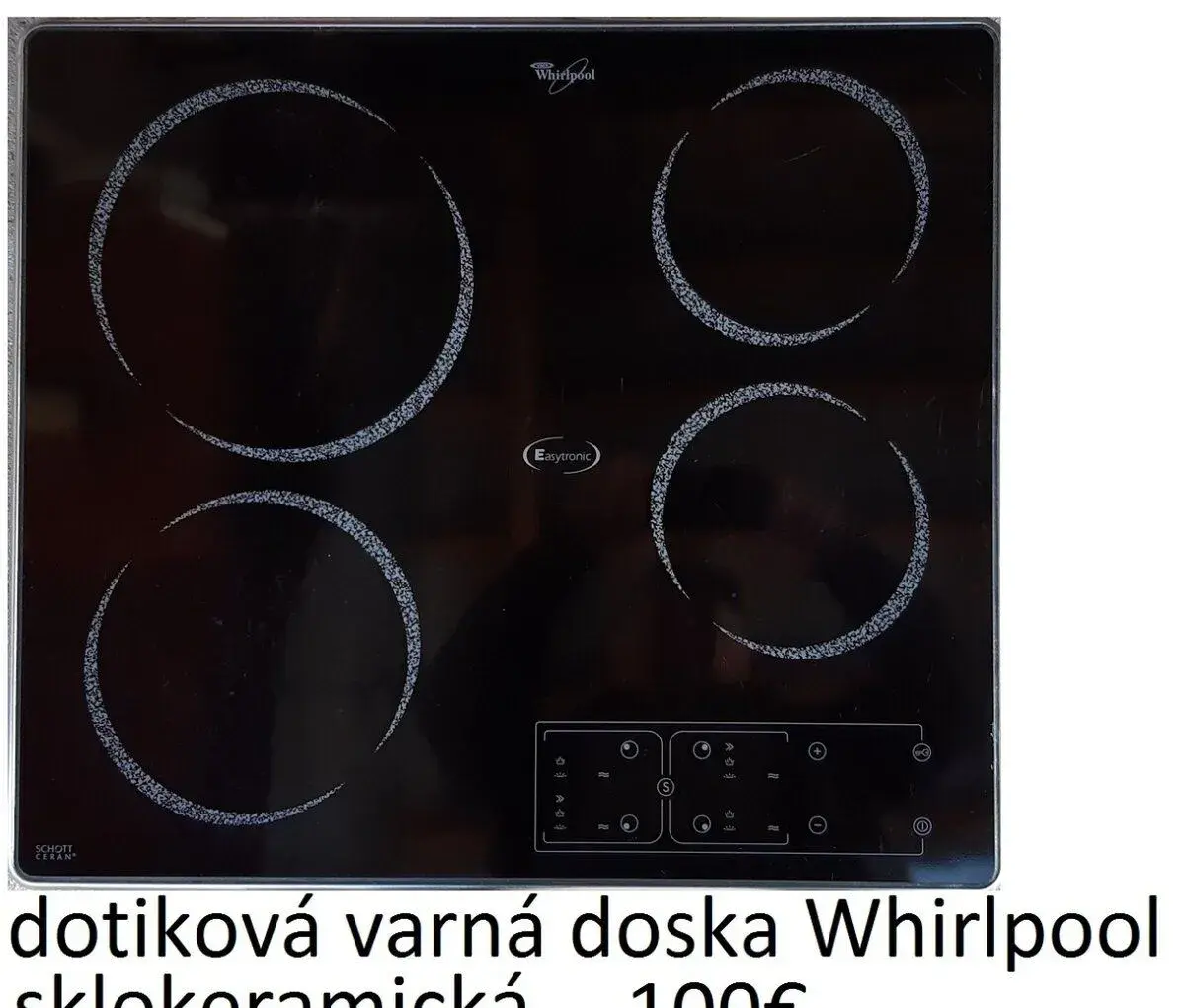 Sklokeramickú varnú dosku Whirlpool