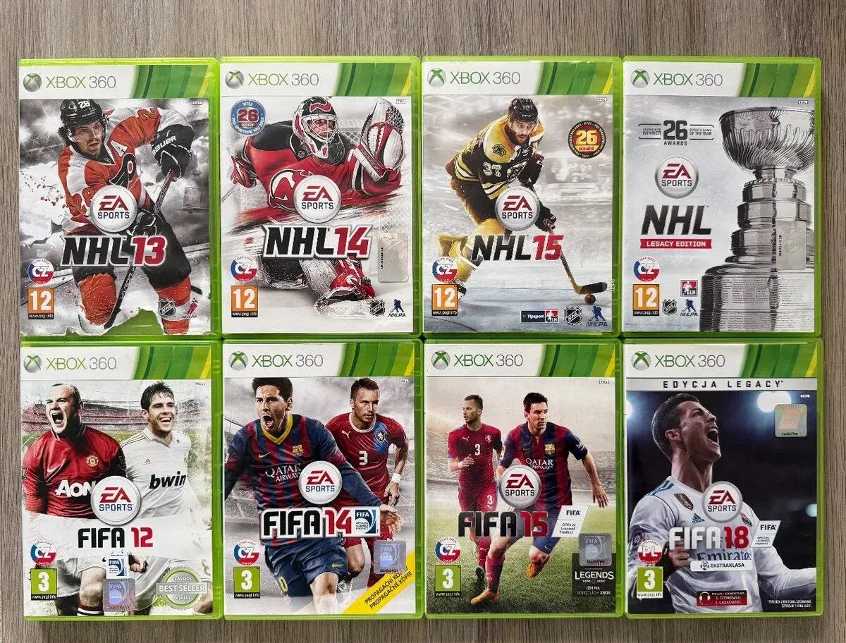 NHL a FIFA na Xbox 360 🏒⚽️