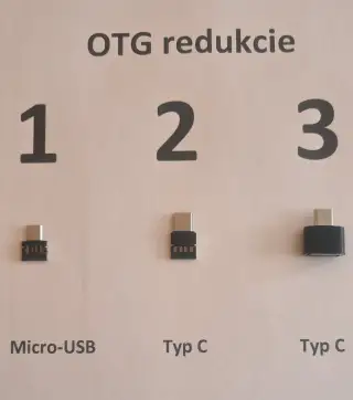 OTG redukcie - pripojte si USB kľúč k mobilu alebo tabletu