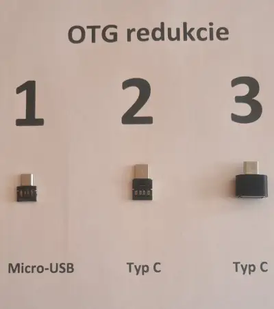 OTG redukcie - pripojte si USB kľúč k mobilu alebo tabletu
