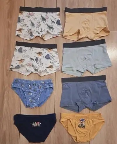 H&M boxerky safari + slipy Labková patrola, 104
