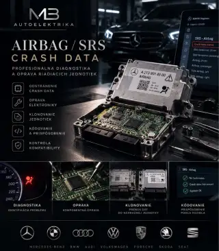 AIRBAG SRS – CRASH DATA – Mercedes BMW Audi VW Porsche