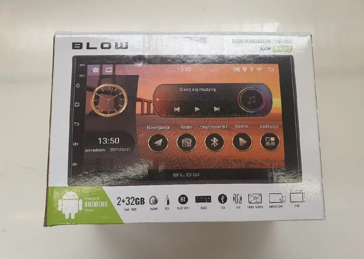 Autorádio BLOW AVH-9930 má 7-palcovú obrazovku.