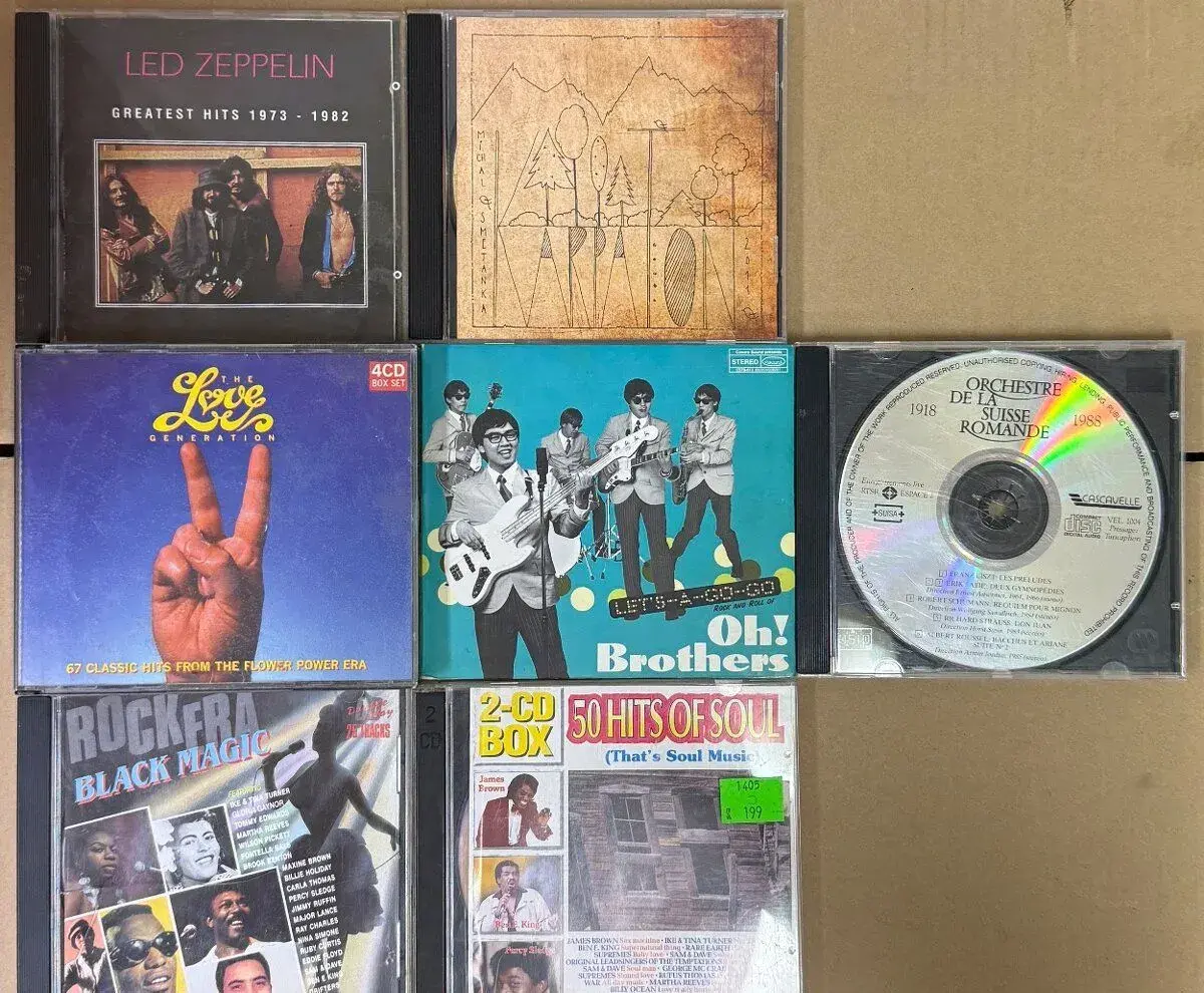 Originálne Led Zeppelin a iné CD