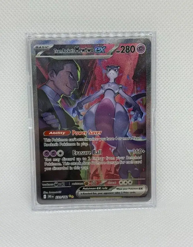Pokémon karta Team Rocket’s Mewtwo ex – 231/182 – Mint
