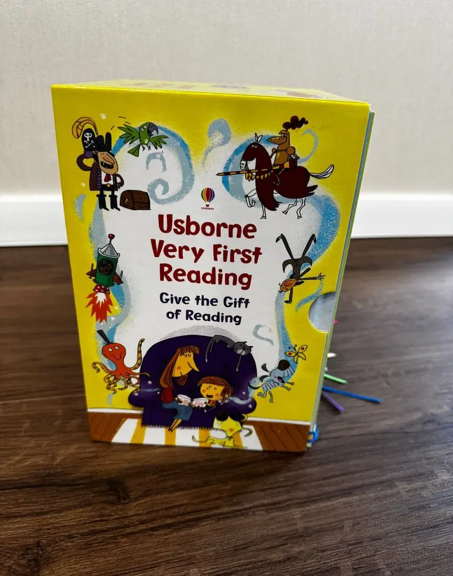 Usborne Very First Reading – kompletný set 15 kníh v boxíku