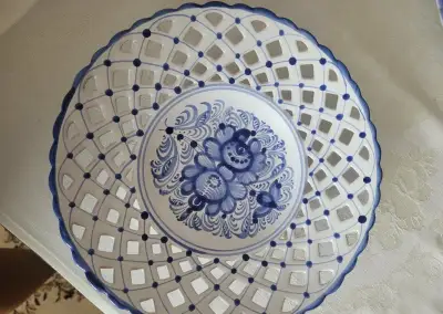 Set 3ks Modranská keramika - prelamované taniere 26 cm -
