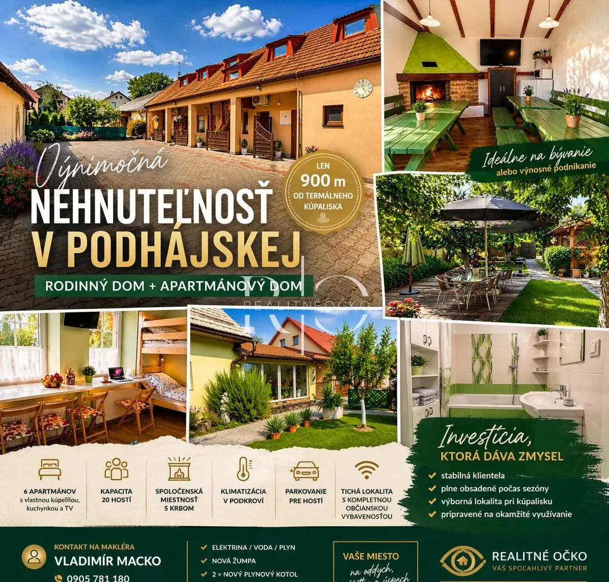 Na predaj apartmánový dom - Podhájska