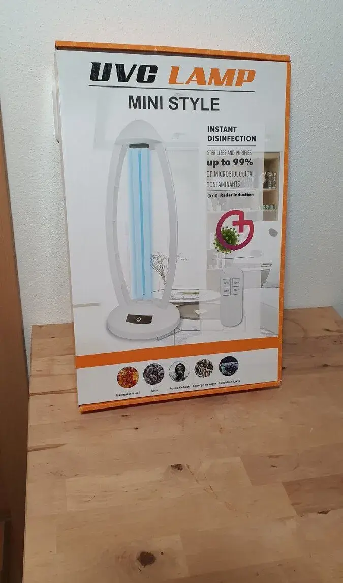 Nová germicídna UVC lampa 60W s ozónom a ovládačom