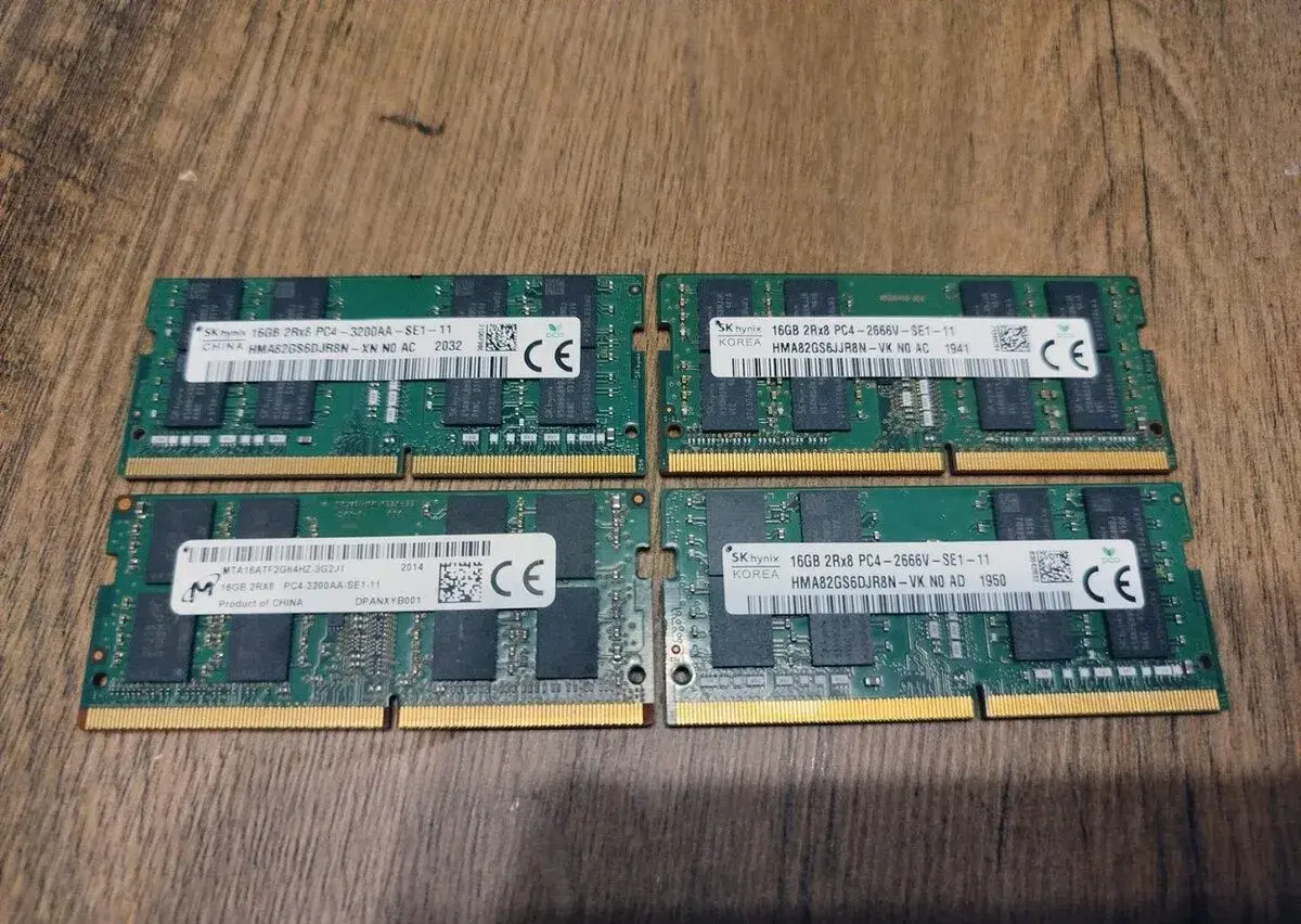 SODIMM DDR4 16GB 2666-3200MHz