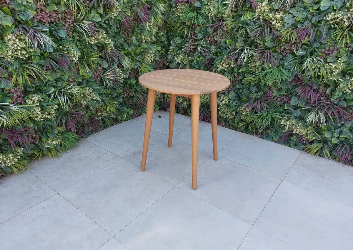 Jedálenský drevený okrúhly stôl 66cm