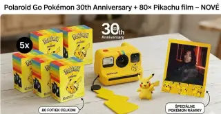 Polaroid Go Pokémon 30th Anniversary + 80× Pikachu film – NO
