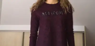 Kratší svetrík/mikina (New Yorker) XS