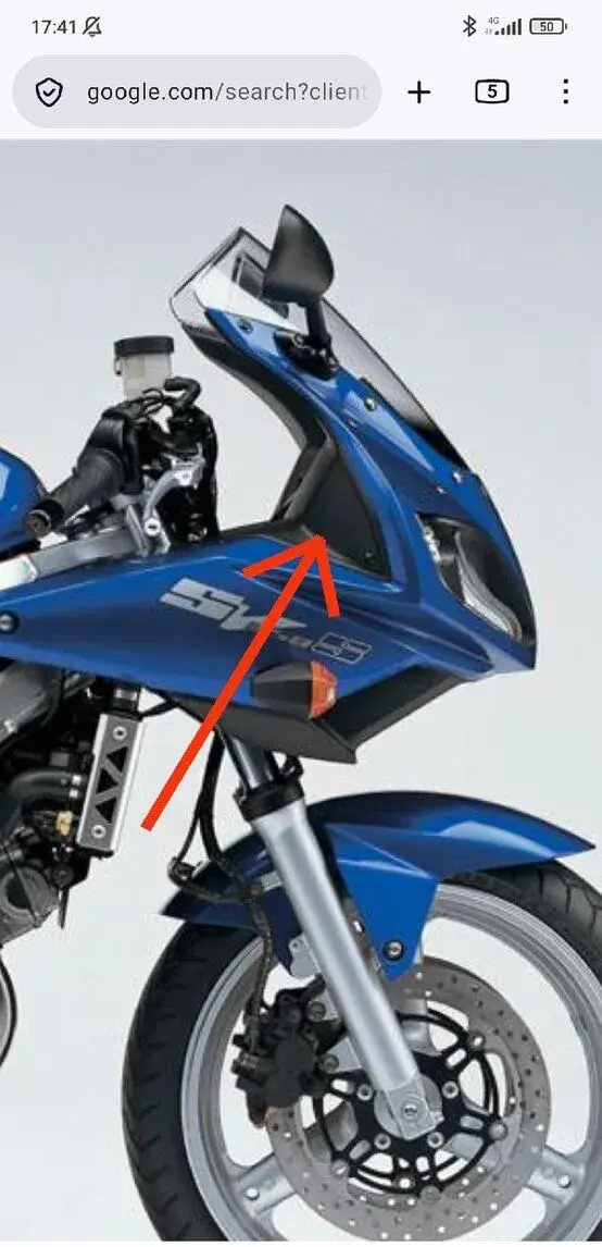 Vnútorný plast kapotáže (pravý) - Suzuki SV 650S / SV 1000S