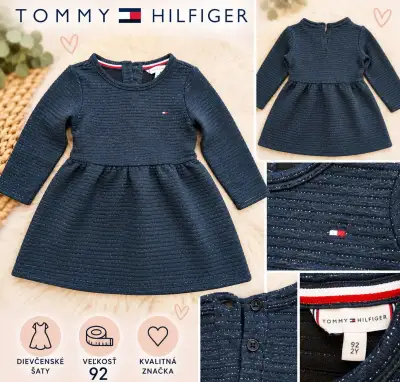 Dievčenské šaty Tommy Hilfiger velkost 92