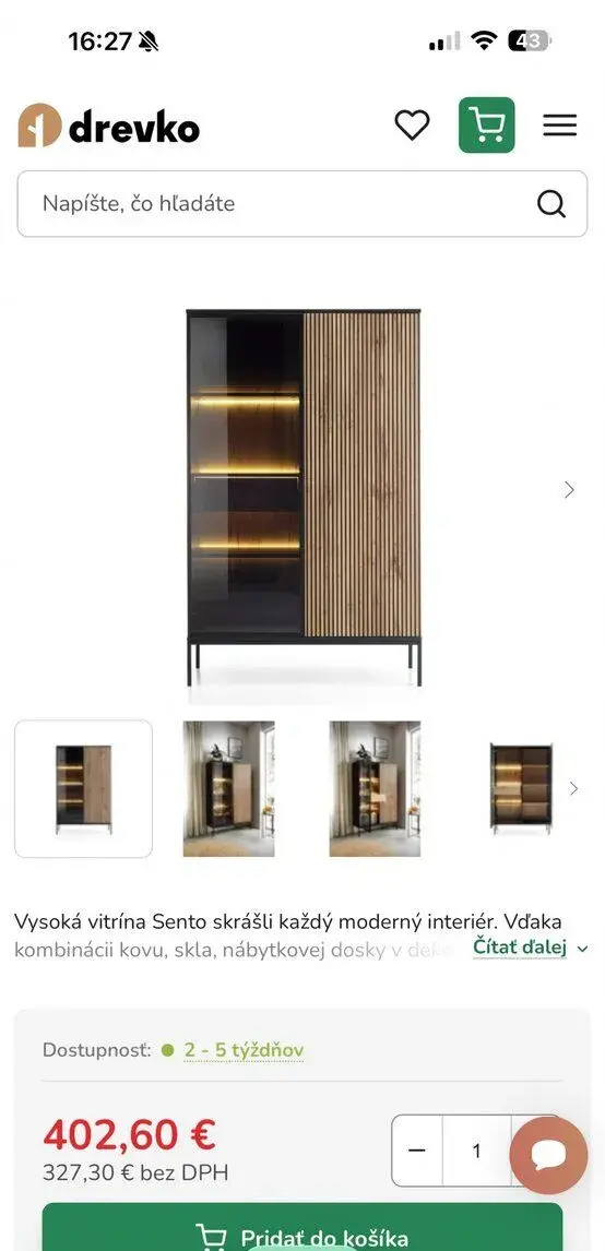 Nábytok do obyvacky Sento
