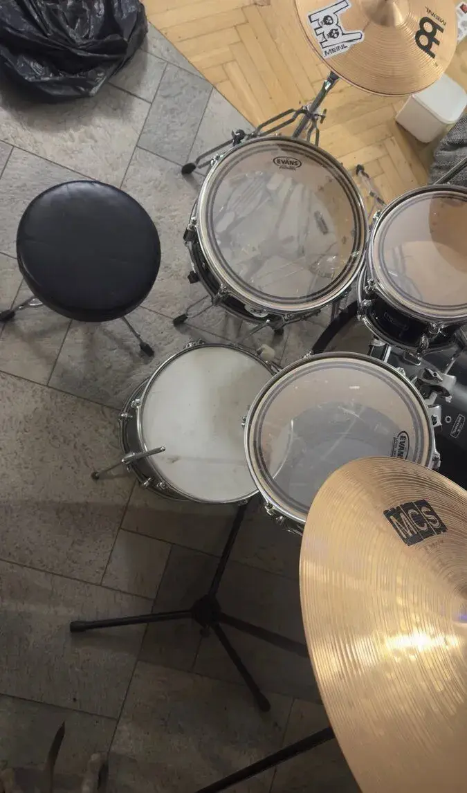 Činelová sada Meinl MCS Bicie Mapex Tornado