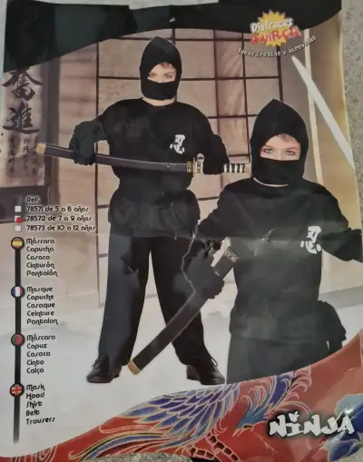 Kostym Ninja na Halloween