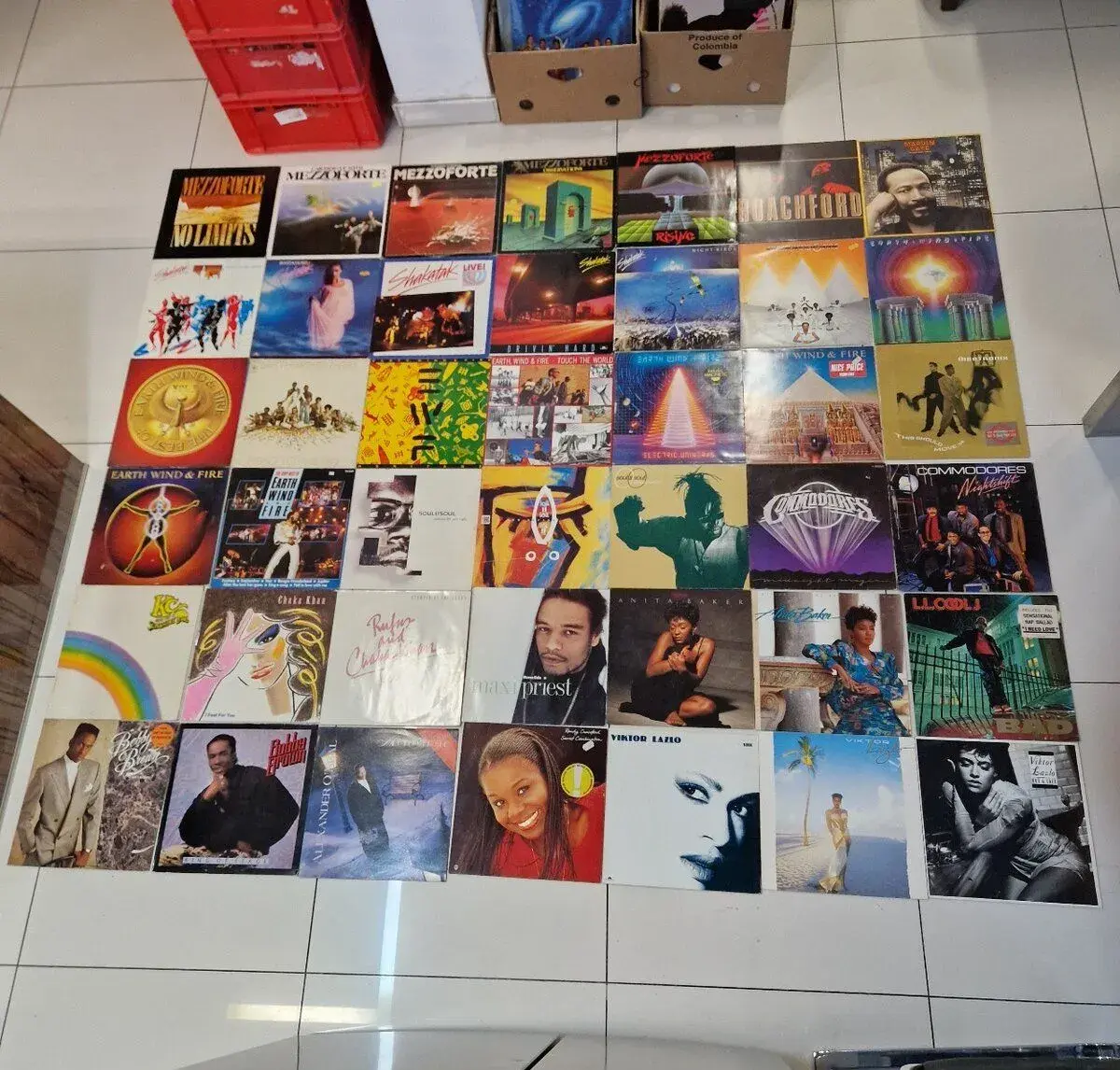 LP-čky.MEZZOFORTE,ROACHFORD,MARVIN GAYE,SHAKATAK,EARTH EIN