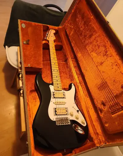 Fender stratocaster Dave Murray USA hsh black 2008 Iron Maid