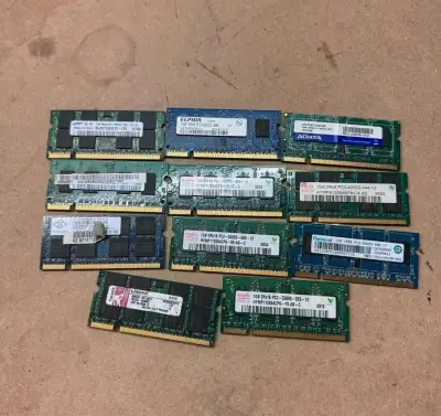 Ram pamäte do notebookov SODIMM DDR2 s kapacitou 1GB