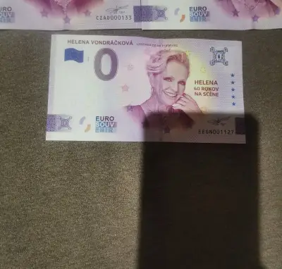 0 euro bankovka HELENA VONDRACKOVA