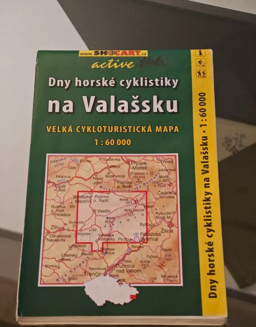 Cykloturistické mapy 2 ks - Valašsko a Bečva
