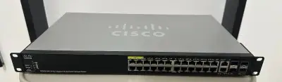 Cisco SG350X-24P (24 portov, 195W 24xPoE+ & 4xPoE++)