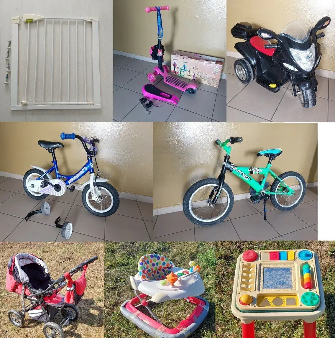 Zabrana, kolobezka, bicykel, motorka