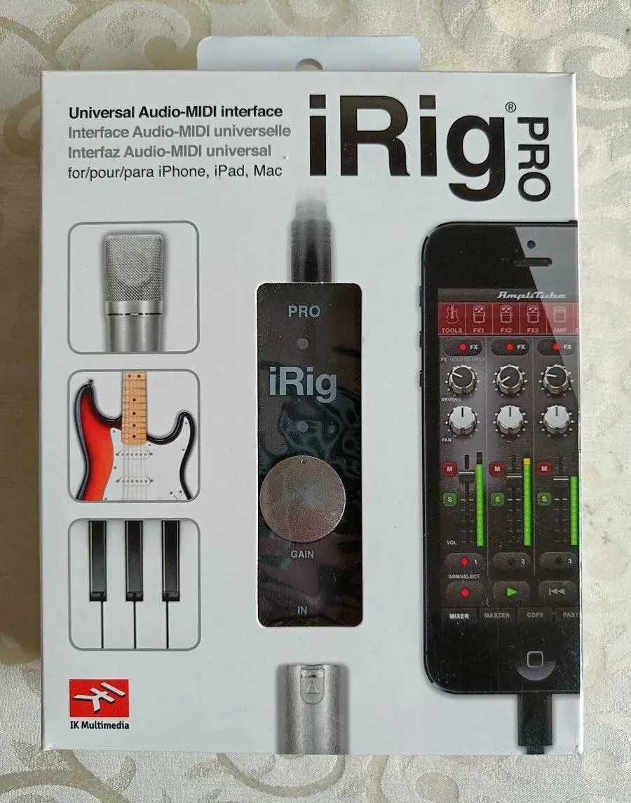 iRig Pro–audio a MIDI rozhranie pre iPhone / iPad / Mac