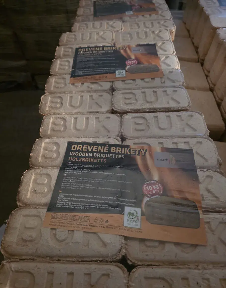 Bukove brikety buk akcia 99ks 990kg