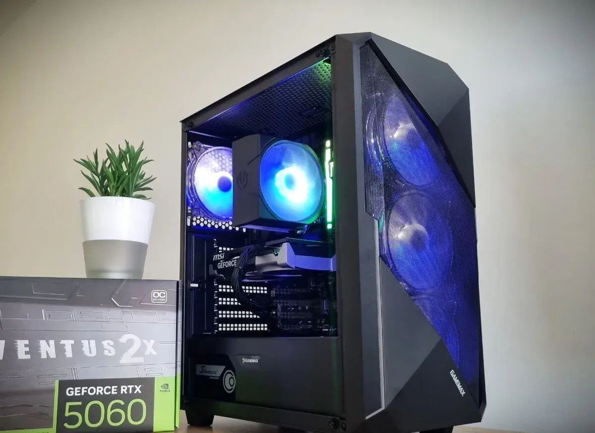 Herný PC /RTX 5060, Ryzen 5 7600, 16GB RAM/